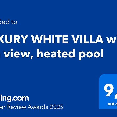 Luxury White Villa With Sea View, Heated Pool Costa Adeje Dış mekan fotoğraf