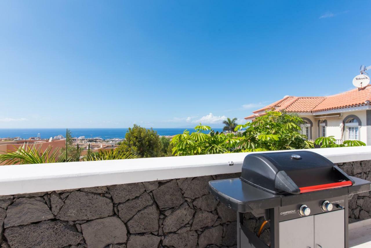 Luxury White Villa With Sea View, Heated Pool Costa Adeje Dış mekan fotoğraf