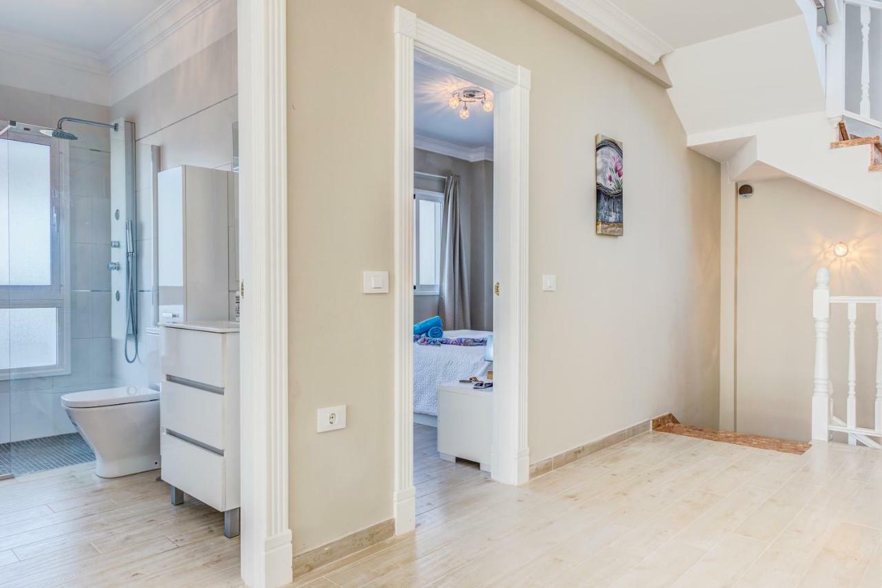 Luxury White Villa With Sea View, Heated Pool Costa Adeje Dış mekan fotoğraf